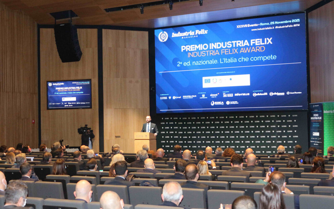 Industria Felix nell'Aula Magna Mario Arcelli della Luiss nel 2022